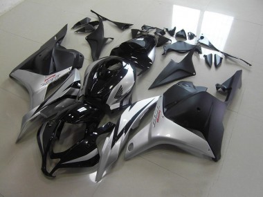 Cheap 2009-2012 Black Silver Honda CBR600RR Motorbike Fairings UK