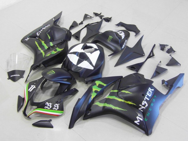 Cheap 2009-2012 Monster Matte Black Honda CBR600RR Motorbike Fairing UK Cheap 2009-2012 Monster Matte Black Honda CBR600RR Motorbike Fairing UK