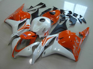 Cheap 2009-2012 Orange Pearl White Honda CBR600RR Motorcycle Replacement Fairings UK