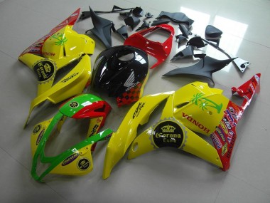 Cheap 2009-2012 Yellow Corona Extra Honda CBR600RR Motorbike Fairing Kits UK
