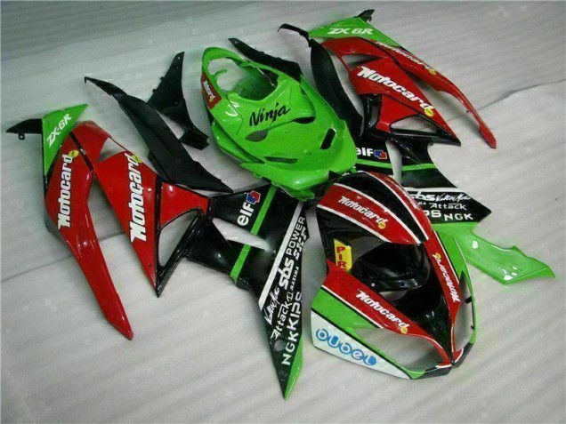 Cheap 2009-2012 Black Red Green Motorcard Kawasaki ZX6R Motor Fairings UK Cheap 2009-2012 Black Red Green Motorcard Kawasaki ZX6R Motor Fairings UK