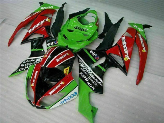 Cheap 2009-2012 Black Red Green Motorcard Kawasaki ZX6R Motor Fairings UK Cheap 2009-2012 Black Red Green Motorcard Kawasaki ZX6R Motor Fairings UK