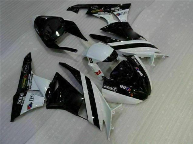 Cheap 2009-2012 Black White 3M Touch4 Kawasaki ZX6R Motorcycle Fairing Kits UK Cheap 2009-2012 Black White 3M Touch4 Kawasaki ZX6R Motorcycle Fairing Kits UK