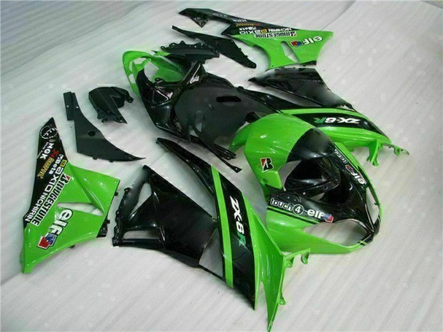 Cheap 2009-2012 Green Black Kawasaki ZX6R Motor Bike Fairings UK Cheap 2009-2012 Green Black Kawasaki ZX6R Motor Bike Fairings UK