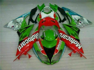 Cheap 2009-2012 Red Green Motocard Kawasaki ZX6R Replacement Motorcycle Fairings UK