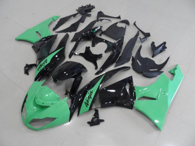 Cheap 2009-2012 Metallic Green Kawasaki ZX6R Motorbike Fairing Kits UK Cheap 2009-2012 Metallic Green Kawasaki ZX6R Motorbike Fairing Kits UK