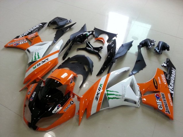 Cheap 2009-2012 Orange Monster Kawasaki ZX6R Motorcycle Replacement Fairings UK Cheap 2009-2012 Orange Monster Kawasaki ZX6R Motorcycle Replacement Fairings UK
