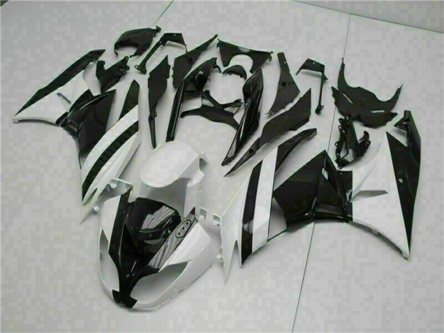 Cheap 2009-2012 White Black Kawasaki ZX6R Motorcycle Replacement Fairings UK Cheap 2009-2012 White Black Kawasaki ZX6R Motorcycle Replacement Fairings UK
