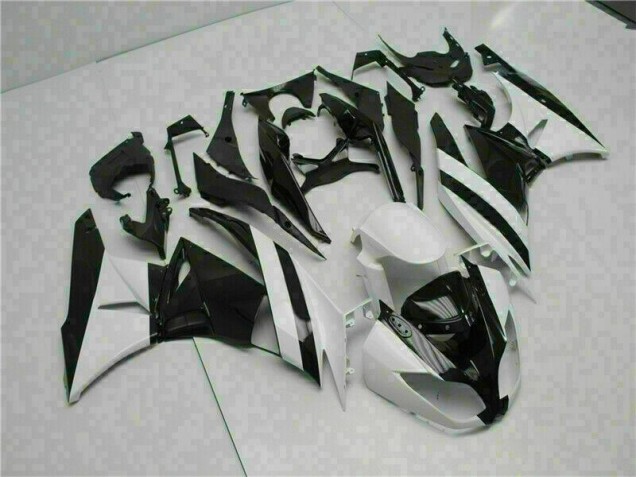 Cheap 2009-2012 White Black Kawasaki ZX6R Motorcycle Replacement Fairings UK Cheap 2009-2012 White Black Kawasaki ZX6R Motorcycle Replacement Fairings UK