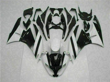 Cheap 2009-2012 White Black Kawasaki ZX6R Motorcycle Replacement Fairings UK