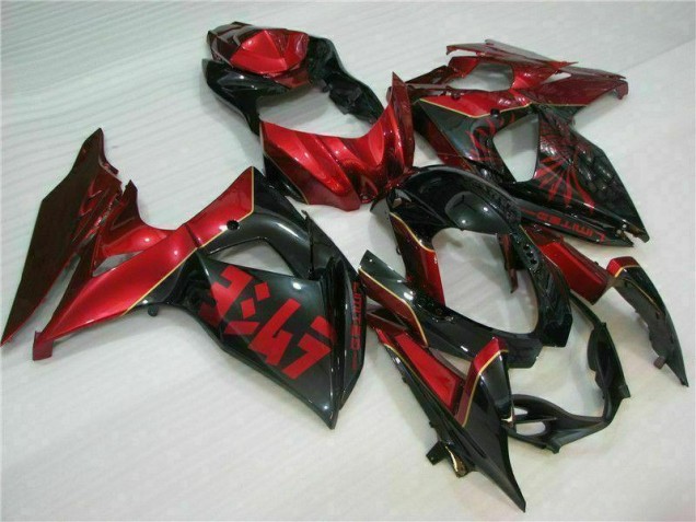 Cheap 2009-2016 Red Flame Black Suzuki GSXR1000 Motorcycle Replacement Fairings UK Cheap 2009-2016 Red Flame Black Suzuki GSXR1000 Motorcycle Replacement Fairings UK