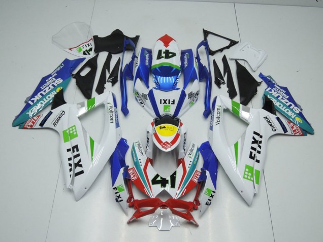 Cheap 2009-2016 Fixi Light Blue Suzuki GSXR 1000 K9 Replacement Fairings UK Cheap 2009-2016 Fixi Light Blue Suzuki GSXR 1000 K9 Replacement Fairings UK