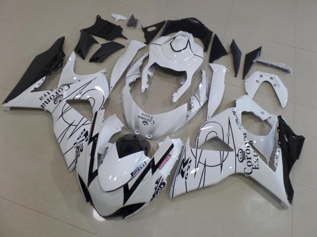 Cheap 2009-2016 White Corona Race Suzuki GSXR 1000 K9 Motorcycle Fairings Kit UK Cheap 2009-2016 White Corona Race Suzuki GSXR 1000 K9 Motorcycle Fairings Kit UK