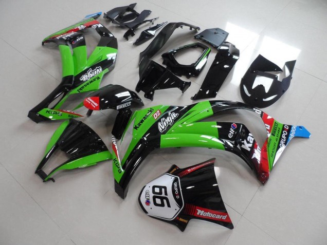 Cheap 2011-2015 Green Black with Number 66 Kawasaki ZX10R Motorcyle Fairings UK Cheap 2011-2015 Green Black with Number 66 Kawasaki ZX10R Motorcyle Fairings UK
