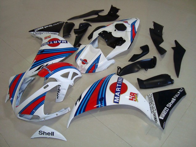 Cheap 2012-2014 White Black Martini Yamaha YZF R1 Replacement Fairings UK Cheap 2012-2014 White Black Martini Yamaha YZF R1 Replacement Fairings UK