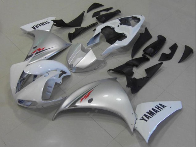 Cheap 2012-2014 White Silver Yamaha YZF R1 Motorcycle Fairings UK Cheap 2012-2014 White Silver Yamaha YZF R1 Motorcycle Fairings UK