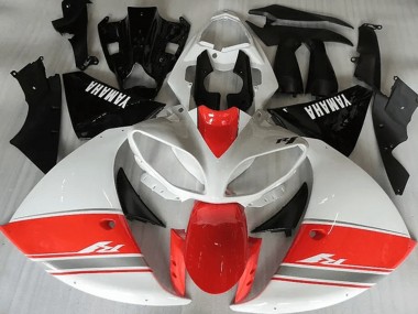 Cheap 2012-2014 Racy Red White Black Yamaha YZF R1 Motorcycle Fairing Kit UK