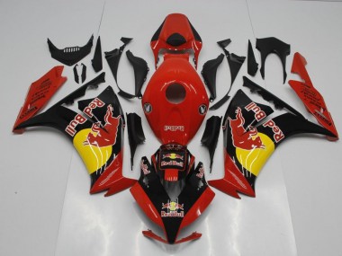 Cheap 2012-2016 Black Red Bull Honda CBR1000RR Motorcycle Fairing UK