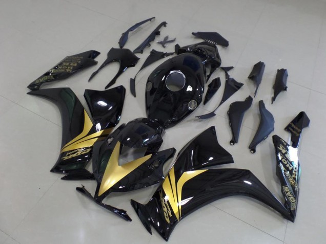 Cheap 2012-2016 Glossy Black Gold Sticker Honda CBR1000RR Bike Fairings UK Cheap 2012-2016 Glossy Black Gold Sticker Honda CBR1000RR Bike Fairings UK