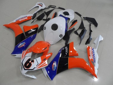 Cheap 2012-2016 Orange White TT Legend Honda CBR1000RR Motorcylce Fairings UK