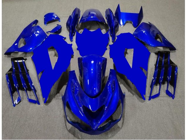 Cheap 2012-2021 Blue Black Kawasaki ZX14R ZZR1400 Motor Fairings UK Cheap 2012-2021 Blue Black Kawasaki ZX14R ZZR1400 Motor Fairings UK