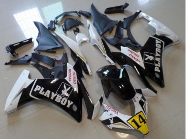 Cheap 2013-2015 Black Playboy 14 Honda CBR500RR Motorbike Fairing UK