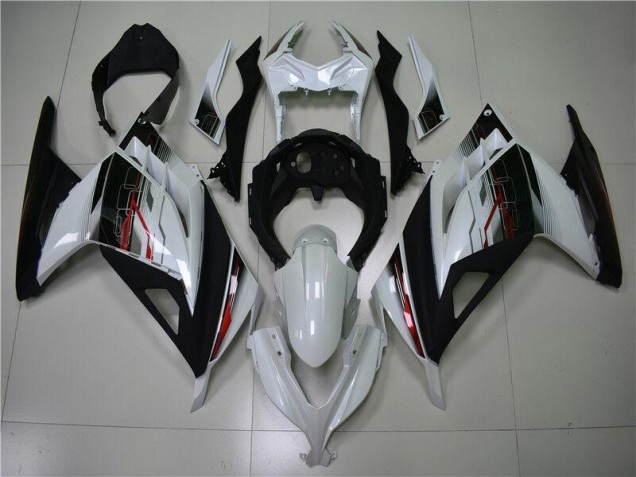 Cheap 2013-2016 White Black Kawasaki EX300 Motorbike Fairing UK Cheap 2013-2016 White Black Kawasaki EX300 Motorbike Fairing UK