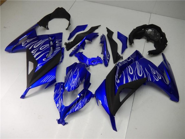 Cheap 2013-2016 Blue White Black Kawasaki EX300 Bike Fairing UK Cheap 2013-2016 Blue White Black Kawasaki EX300 Bike Fairing UK