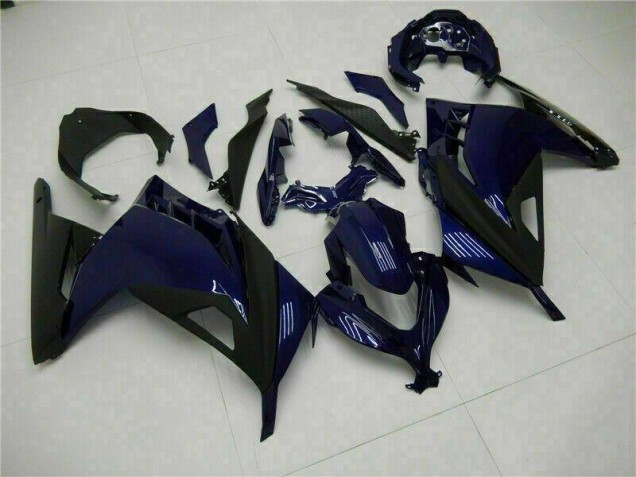Cheap 2013-2016 Blue Black Kawasaki EX300 Motorcycle Fairings Kits UK Cheap 2013-2016 Blue Black Kawasaki EX300 Motorcycle Fairings Kits UK
