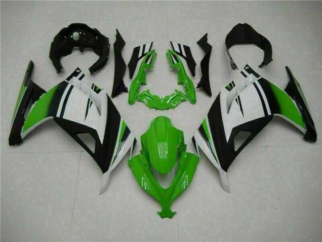 Cheap 2013-2016 Green Black Silver Kawasaki EX300 Moto Fairings UK