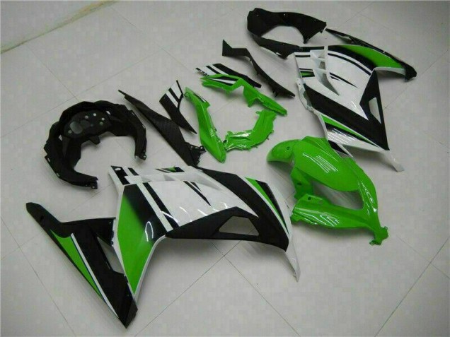 Cheap 2013-2016 Green Black Silver Kawasaki EX300 Moto Fairings UK