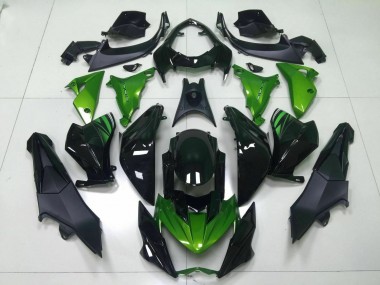 Cheap 2013-2016 Green Black Kawasaki Z800 Moto Fairings UK