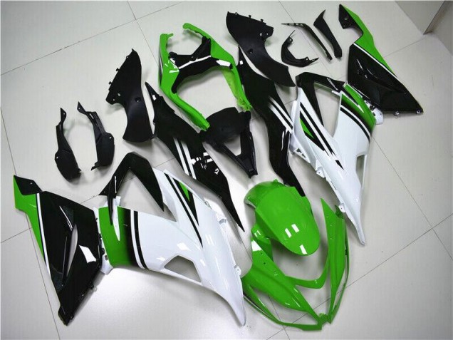 Cheap 2013-2018 Green White Black Kawasaki ZX6R Motor Fairings UK Cheap 2013-2018 Green White Black Kawasaki ZX6R Motor Fairings UK
