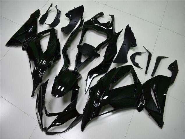 Cheap 2013-2018 Glossy Black Kawasaki ZX6R Motorcycle Fairings Kit UK Cheap 2013-2018 Glossy Black Kawasaki ZX6R Motorcycle Fairings Kit UK