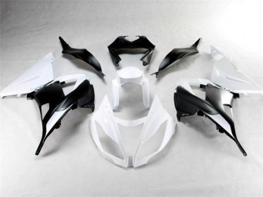 Cheap 2013-2018 White Black Kawasaki ZX6R Motorbike Fairings UK
