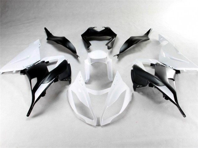 Cheap 2013-2018 White Black Kawasaki ZX6R Motorbike Fairings UK Cheap 2013-2018 White Black Kawasaki ZX6R Motorbike Fairings UK