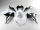 Cheap 2013-2018 White Black Kawasaki ZX6R Motorbike Fairings UK Cheap 2013-2018 White Black Kawasaki ZX6R Motorbike Fairings UK