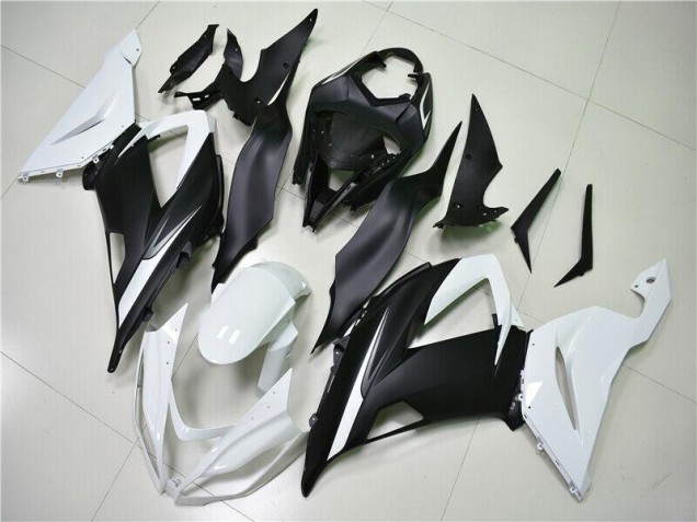 Cheap 2013-2018 White Black Kawasaki ZX6R Motorbike Fairings UK Cheap 2013-2018 White Black Kawasaki ZX6R Motorbike Fairings UK