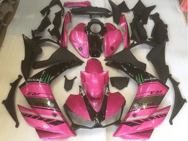 Cheap 2015-2022 Pink and Black Yamaha YZF R3 Replacement Fairings UK Cheap 2015-2022 Pink and Black Yamaha YZF R3 Replacement Fairings UK