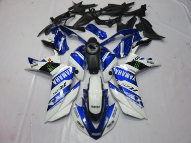 Cheap 2015-2022 White Monster Yamaha YZF R3 Replacement Fairings UK