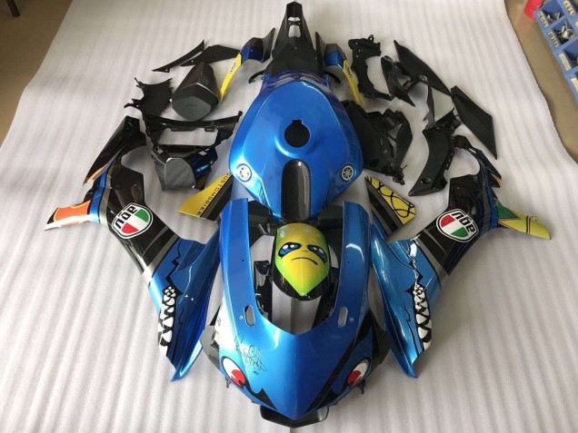 Cheap 2015-2019 Blue Shark Yamaha YZF R1 Motorbike Fairing UK Cheap 2015-2019 Blue Shark Yamaha YZF R1 Motorbike Fairing UK