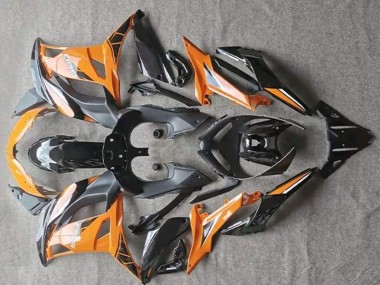 Cheap 2017-2019 Glossy Orange Black Kawasaki EX650 Replacement Motorcycle Fairings UK