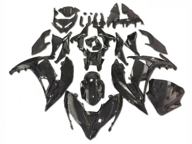 Cheap 2017-2019 Glossy Black Kawasaki EX650 Bike Fairing Kit UK Cheap 2017-2019 Glossy Black Kawasaki EX650 Bike Fairing Kit UK