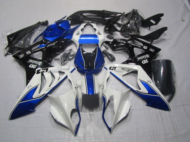Cheap 2009-2014 Blue White BMW S1000RR Bike Fairing UK