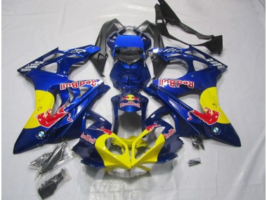 Cheap 2009-2014 Yellow Blue RedBull BMW S1000RR Replacement Motorcycle Fairings UK