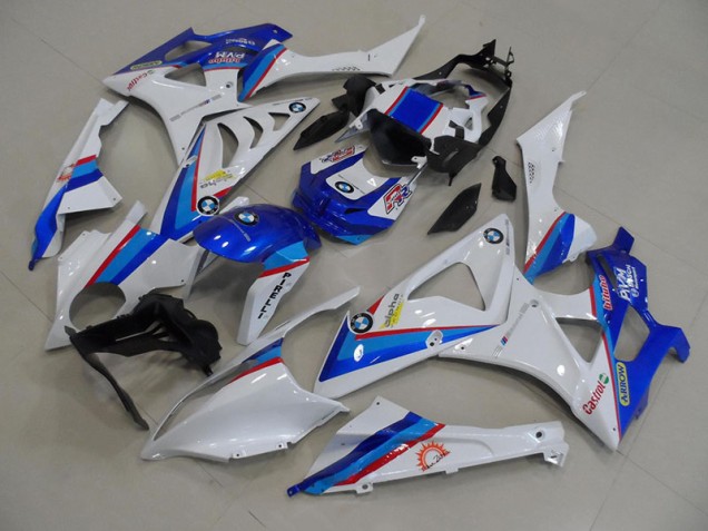 Cheap 2009-2014 Blue White BMW S1000RR Motorcycle Fairing Kit UK Cheap 2009-2014 Blue White BMW S1000RR Motorcycle Fairing Kit UK