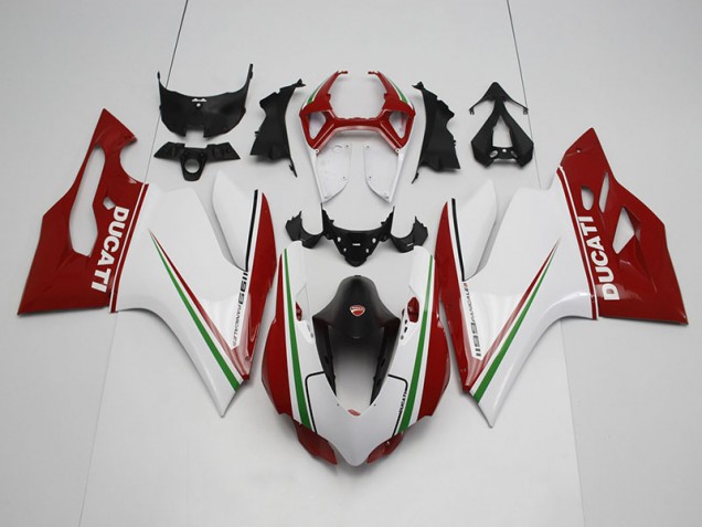 Cheap 2011-2014 White Red Ducati 1199 Motor Bike Fairings UK Cheap 2011-2014 White Red Ducati 1199 Motor Bike Fairings UK