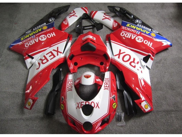 Cheap 2005-2006 Red White Xerox Ducati 749 Motorcycle Fairings Kits UK Cheap 2005-2006 Red White Xerox Ducati 749 Motorcycle Fairings Kits UK