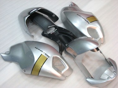 Cheap 2008-2012 Black Silver Monster Ducati Monster 696 Motorcycle Fairings Kit UK