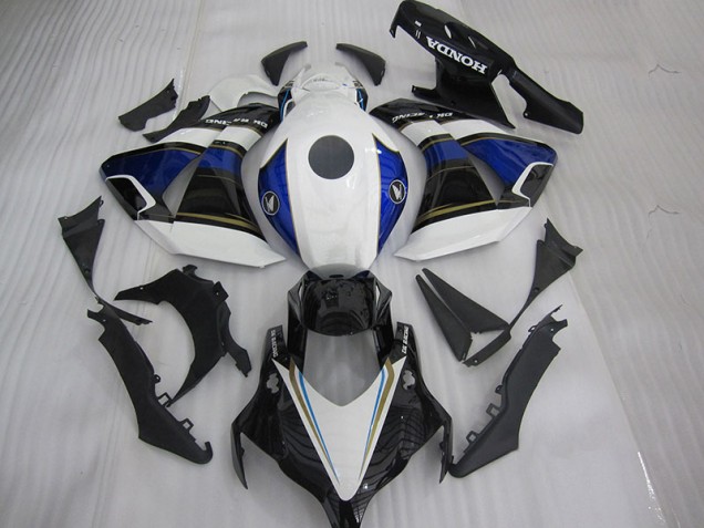Cheap 2004-2005 Black White Blue Honda CBR1000RR Motorcycle Fairings Kit UK Cheap 2004-2005 Black White Blue Honda CBR1000RR Motorcycle Fairings Kit UK